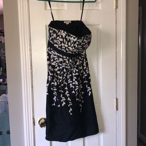 Black and white LOFT dress